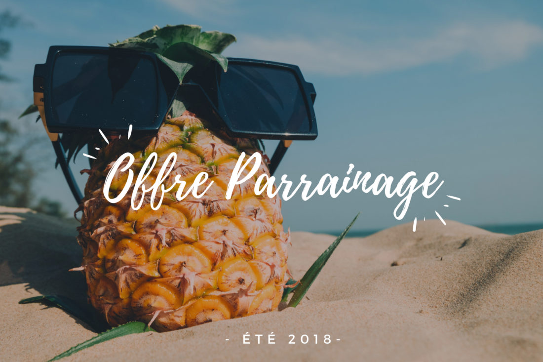 Offre parrainage été 2018